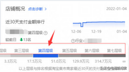 深度解析淘宝店铺层级与流量的关系，以及不同层级各自的运营方法